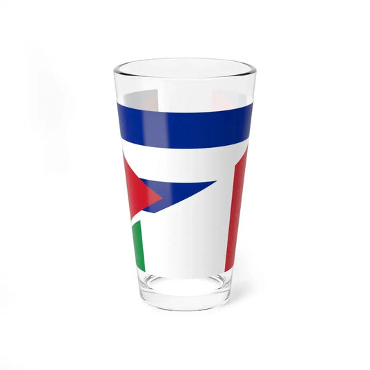 Flag of Cuba and Italy (Cuba) Pint Glass 16oz 16oz - Go Mug Yourself