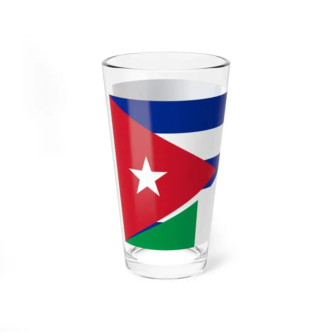 Flag of Cuba and Italy (Cuba) Pint Glass 16oz - Go Mug Yourself
