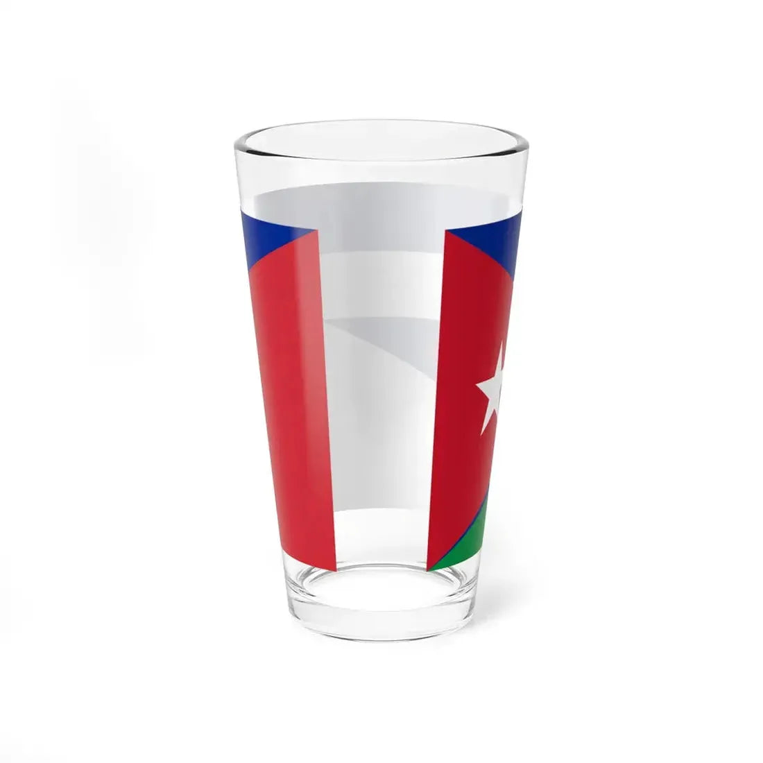 Flag of Cuba and Italy (Cuba) Pint Glass 16oz - Go Mug Yourself