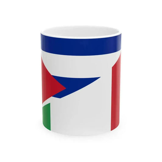 Flag of Cuba and Italy (Cuba) White Coffee Mug 11oz - Go Mug Yourself