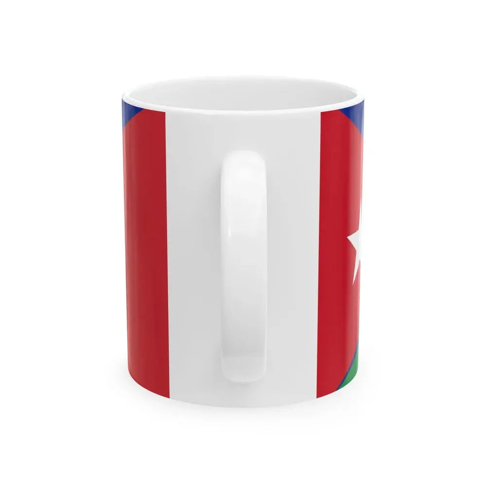 Flag of Cuba and Italy (Cuba) White Coffee Mug - Go Mug Yourself