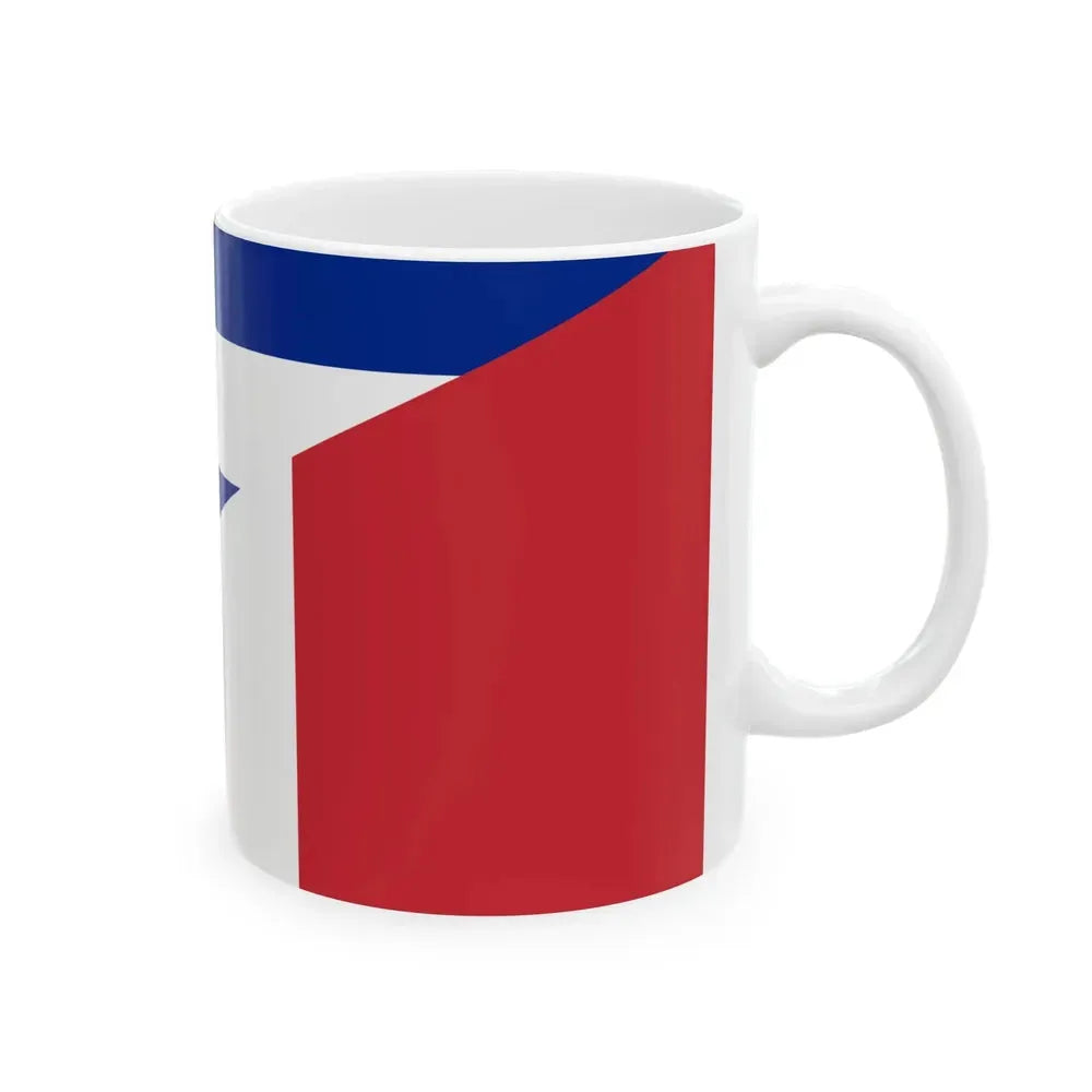 Flag of Cuba and Italy (Cuba) White Coffee Mug - Go Mug Yourself