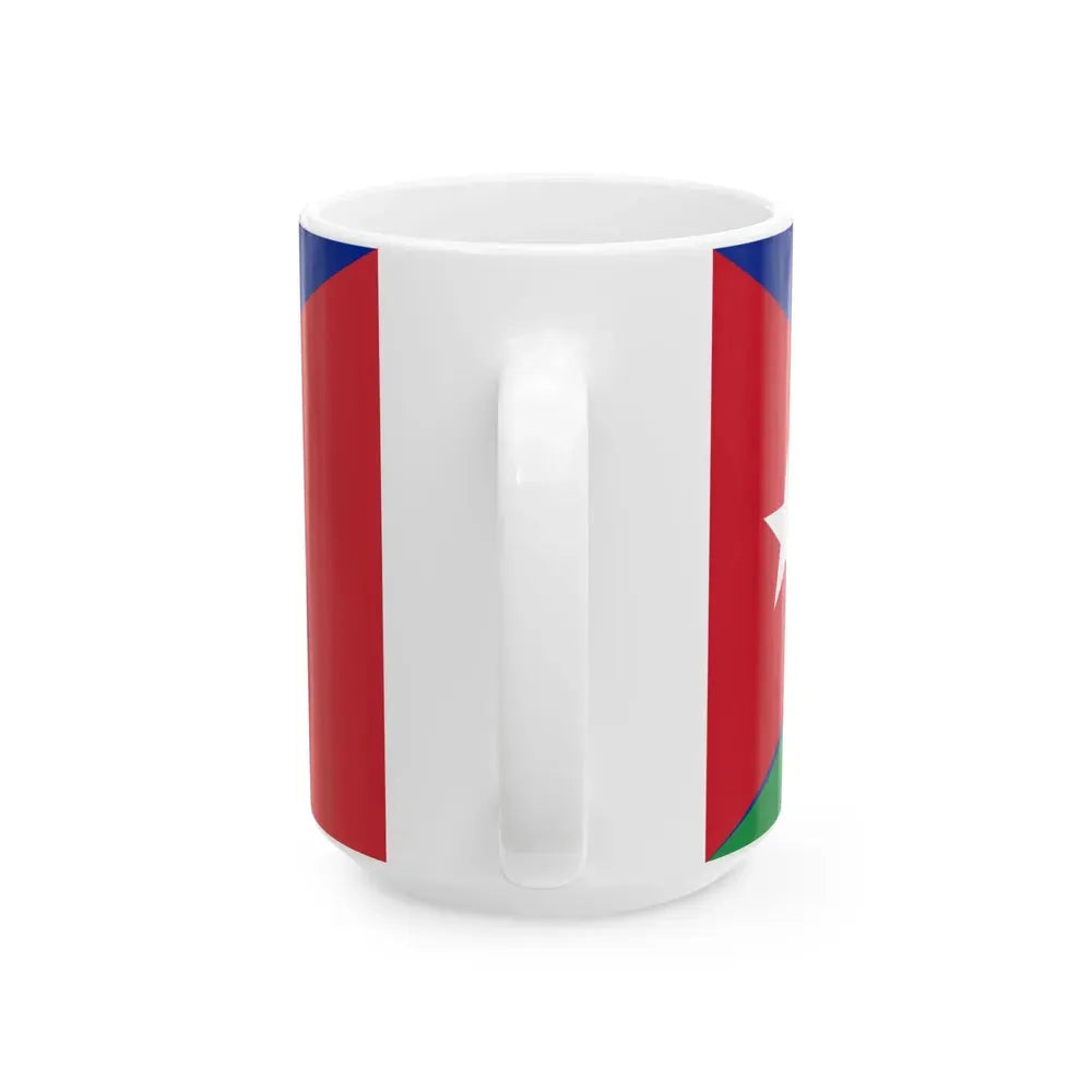 Flag of Cuba and Italy (Cuba) White Coffee Mug - Go Mug Yourself