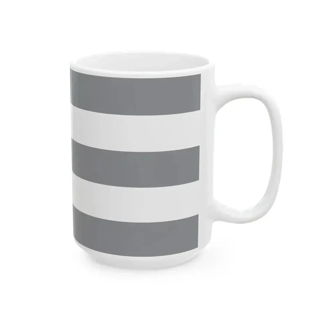 Flag of Cuba black and white (Cuba) White Coffee Mug - Go Mug Yourself
