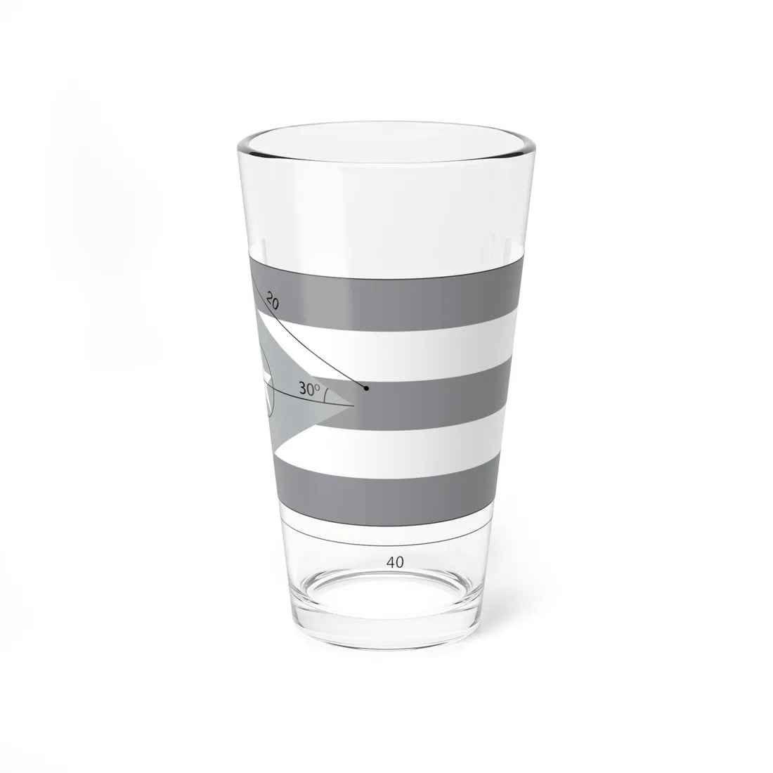 Flag of Cuba constructios (Cuba) Pint Glass 16oz 16oz - Go Mug Yourself