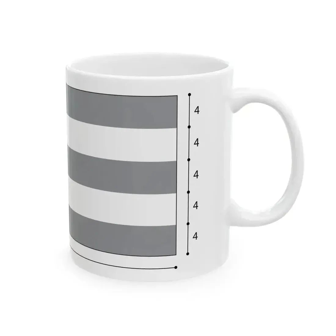 Flag of Cuba constructios (Cuba) White Coffee Mug - Go Mug Yourself