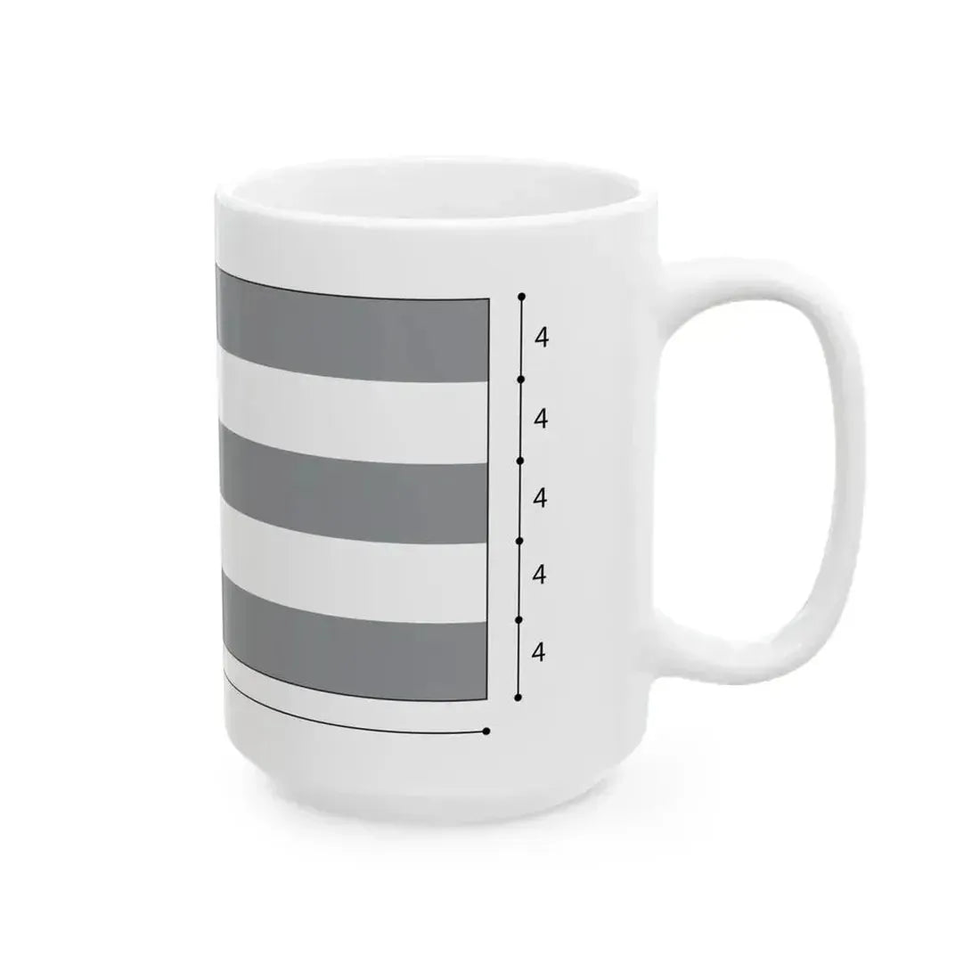 Flag of Cuba constructios (Cuba) White Coffee Mug - Go Mug Yourself