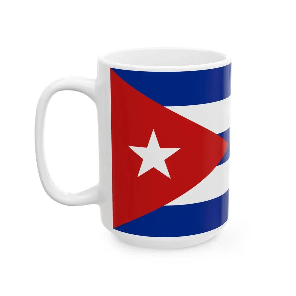 Flag of Cuba (Cuba) White Coffee Mug - Go Mug Yourself