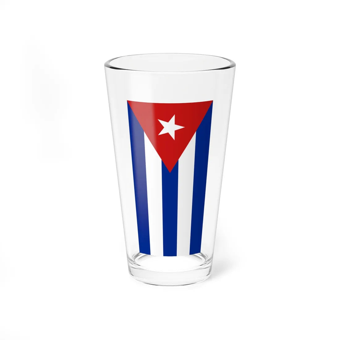 Flag of Cuba vertical (Cuba) Pint Glass 16oz 16oz - Go Mug Yourself
