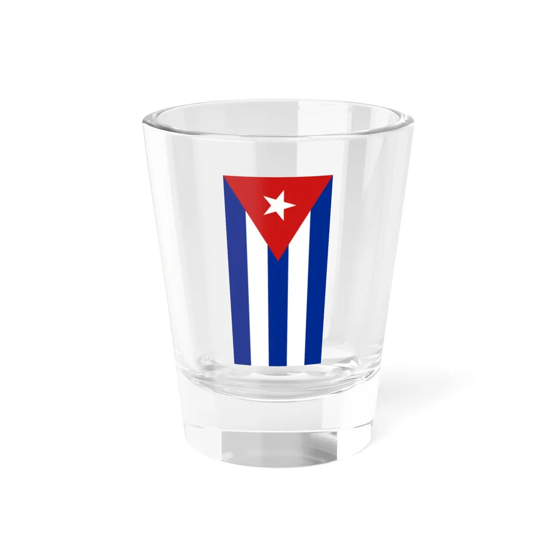 Flag of Cuba vertical (Cuba) Shot Glass 1.5oz 1.5oz - Go Mug Yourself