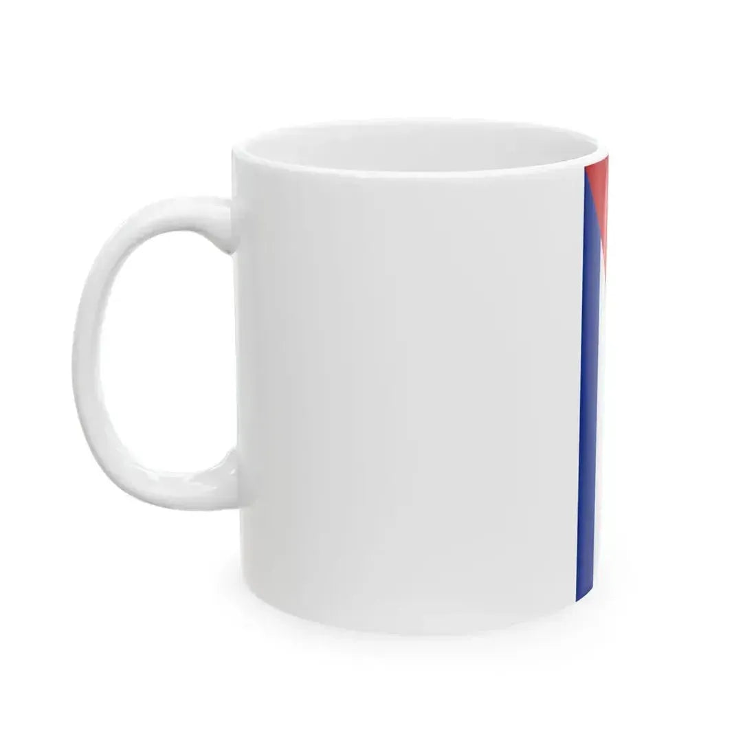 Flag of Cuba vertical (Cuba) White Coffee Mug - Go Mug Yourself