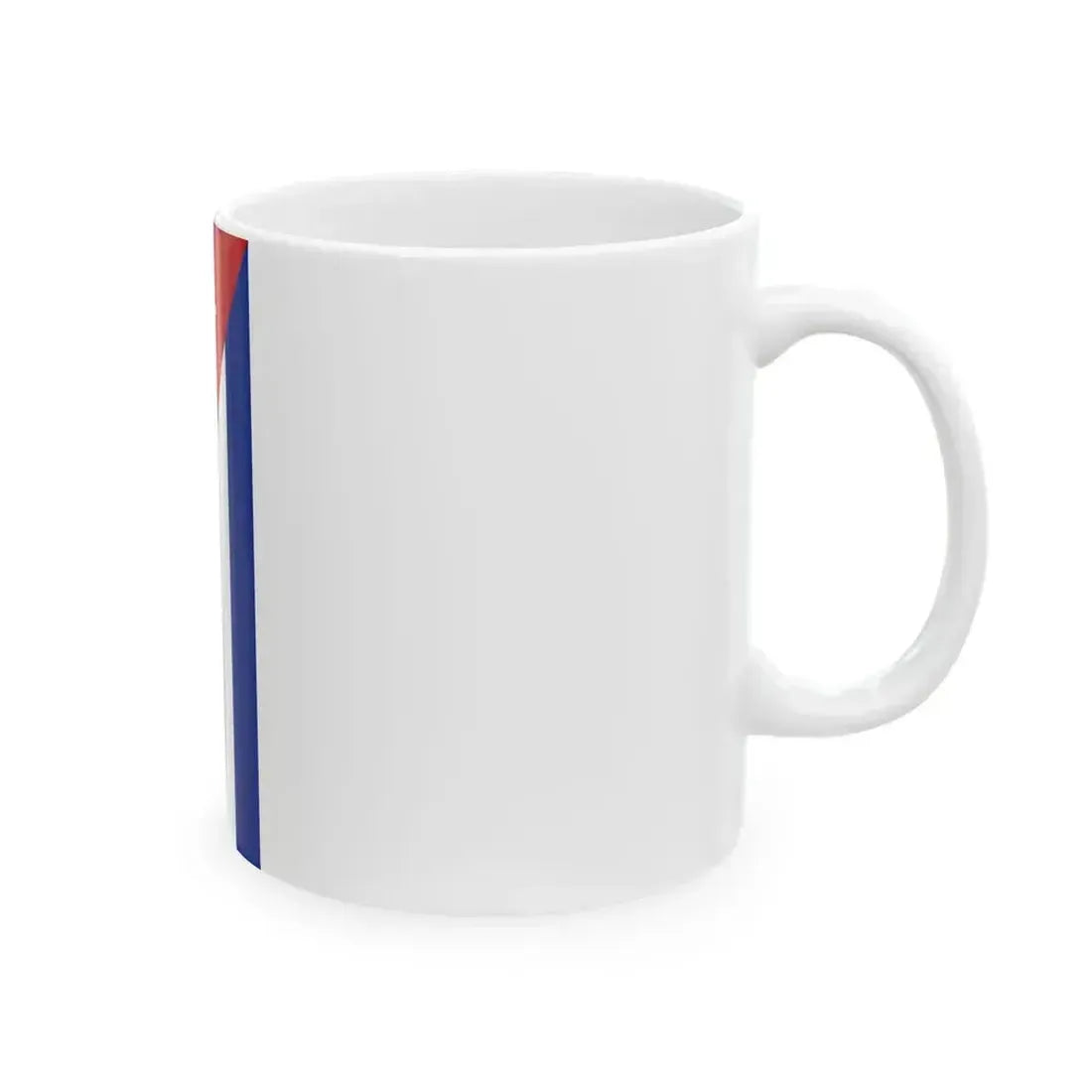 Flag of Cuba vertical (Cuba) White Coffee Mug - Go Mug Yourself