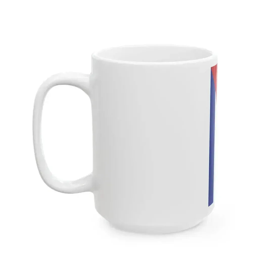 Flag of Cuba vertical (Cuba) White Coffee Mug - Go Mug Yourself