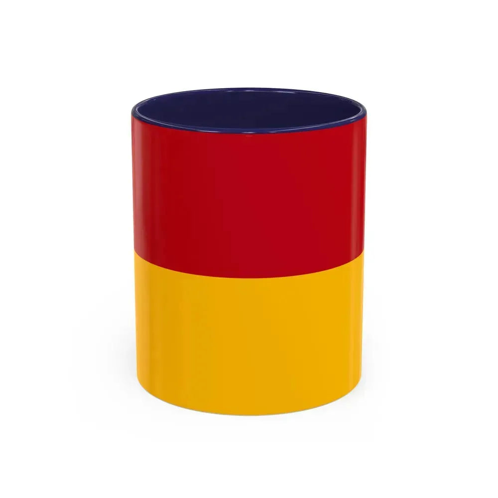 Flag of Cuenca Ecuador - Accent Coffee Mug 11oz Navy - Go Mug Yourself