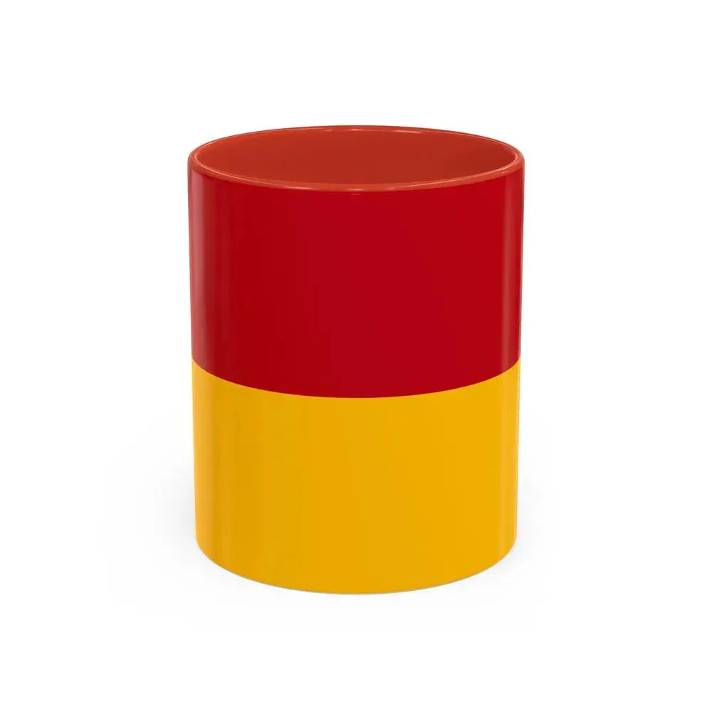 Flag of Cuenca Ecuador - Accent Coffee Mug 11oz Red - Go Mug Yourself