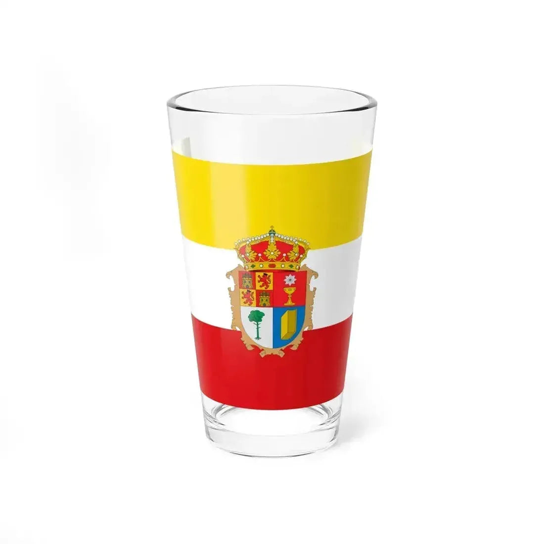 Flag of Cuenca Spain - Pint Glass 16oz 16oz - Go Mug Yourself