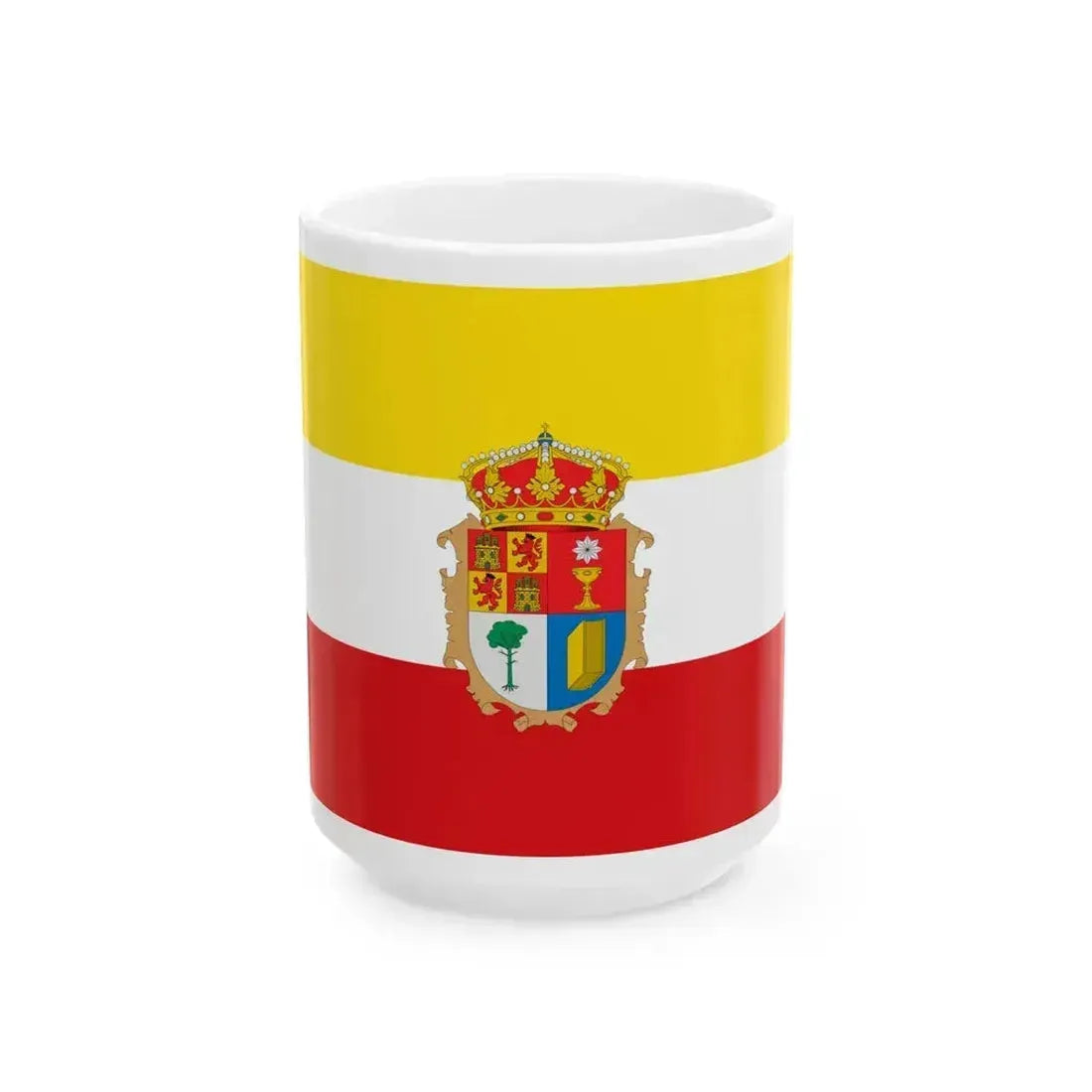 Flag of Cuenca Spain - White Coffee Mug 15oz - Go Mug Yourself