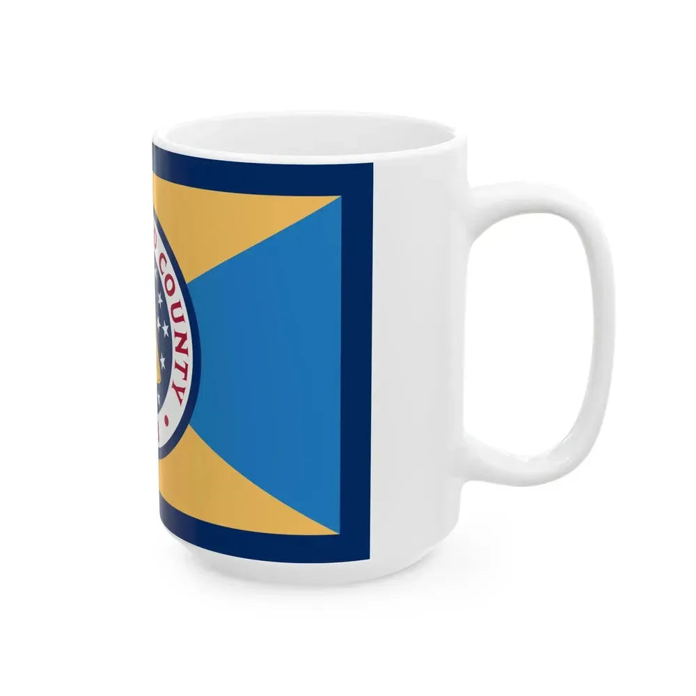Flag of Cumberland County New Jersey (United States) White Coffee Mug - Go Mug Yourself
