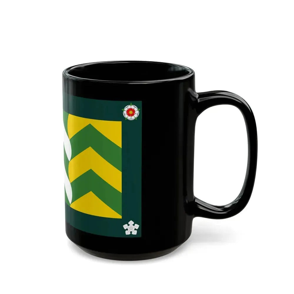 Flag of Cumbria UK - Black Coffee Mug - Go Mug Yourself