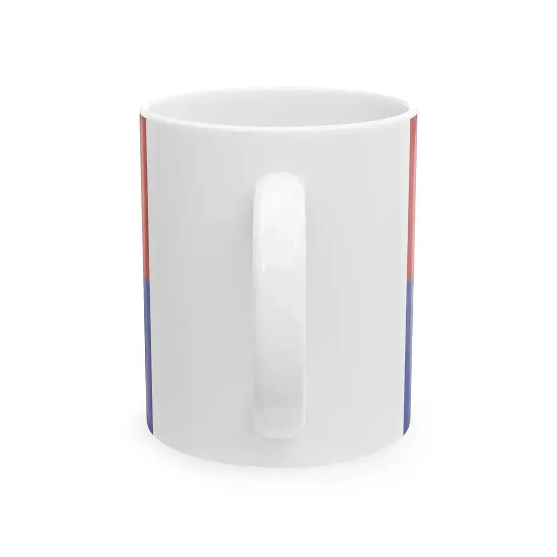 Flag of Cuming County Nebraska (United States) White Coffee Mug - Go Mug Yourself