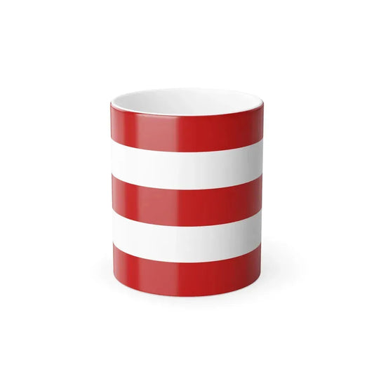 Flag of Cuneo Italy - Color Changing Coffee Mug 11oz - Go Mug Yourself