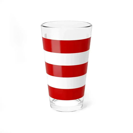 Flag of Cuneo (Italy) Pint Glass 16oz 16oz - Go Mug Yourself