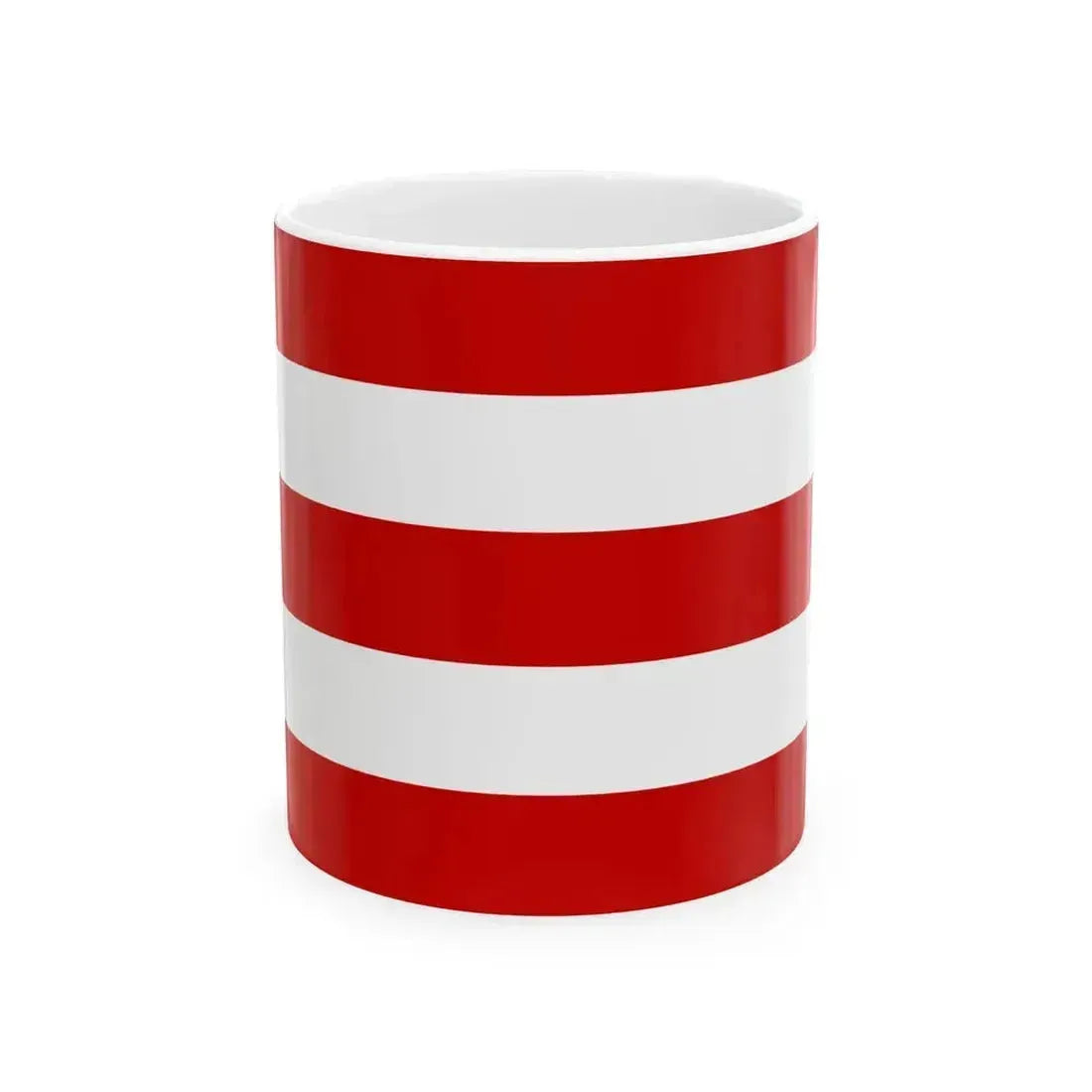 Flag of Cuneo Italy - White Coffee Mug 11oz - Go Mug Yourself