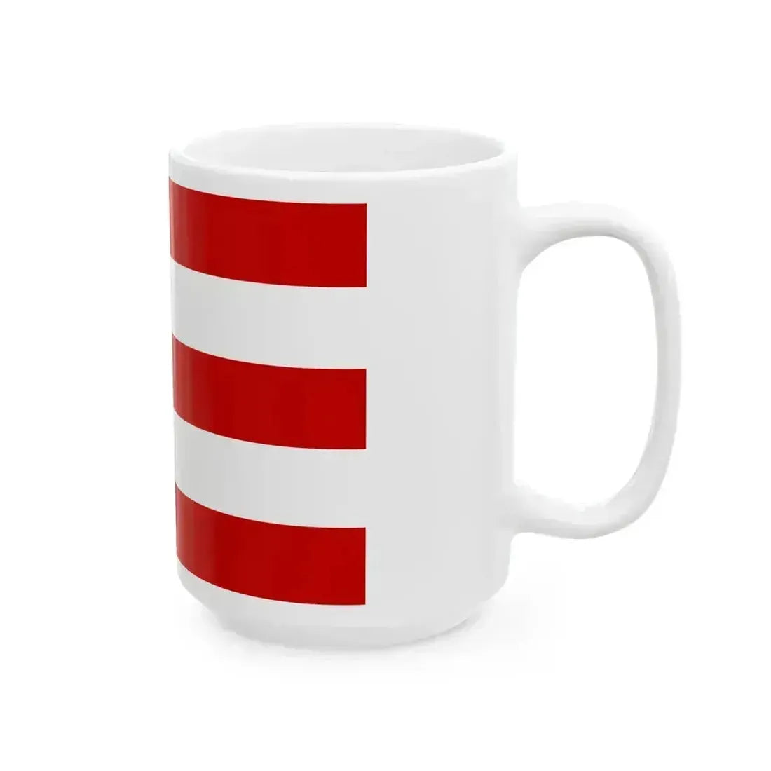 Flag of Cuneo Italy - White Coffee Mug - Go Mug Yourself
