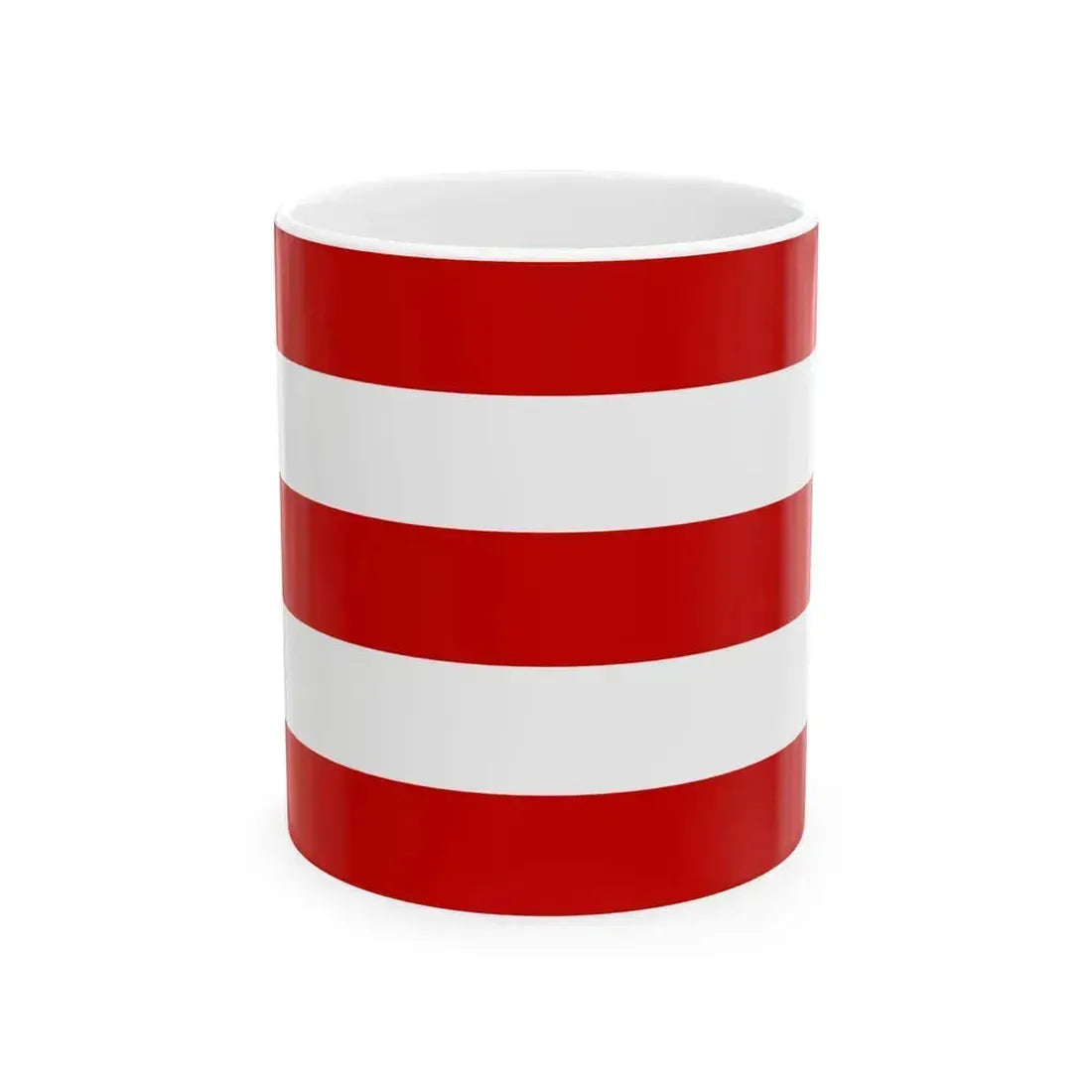 Flag of Cuneo Italy - White Coffee Mug - Go Mug Yourself