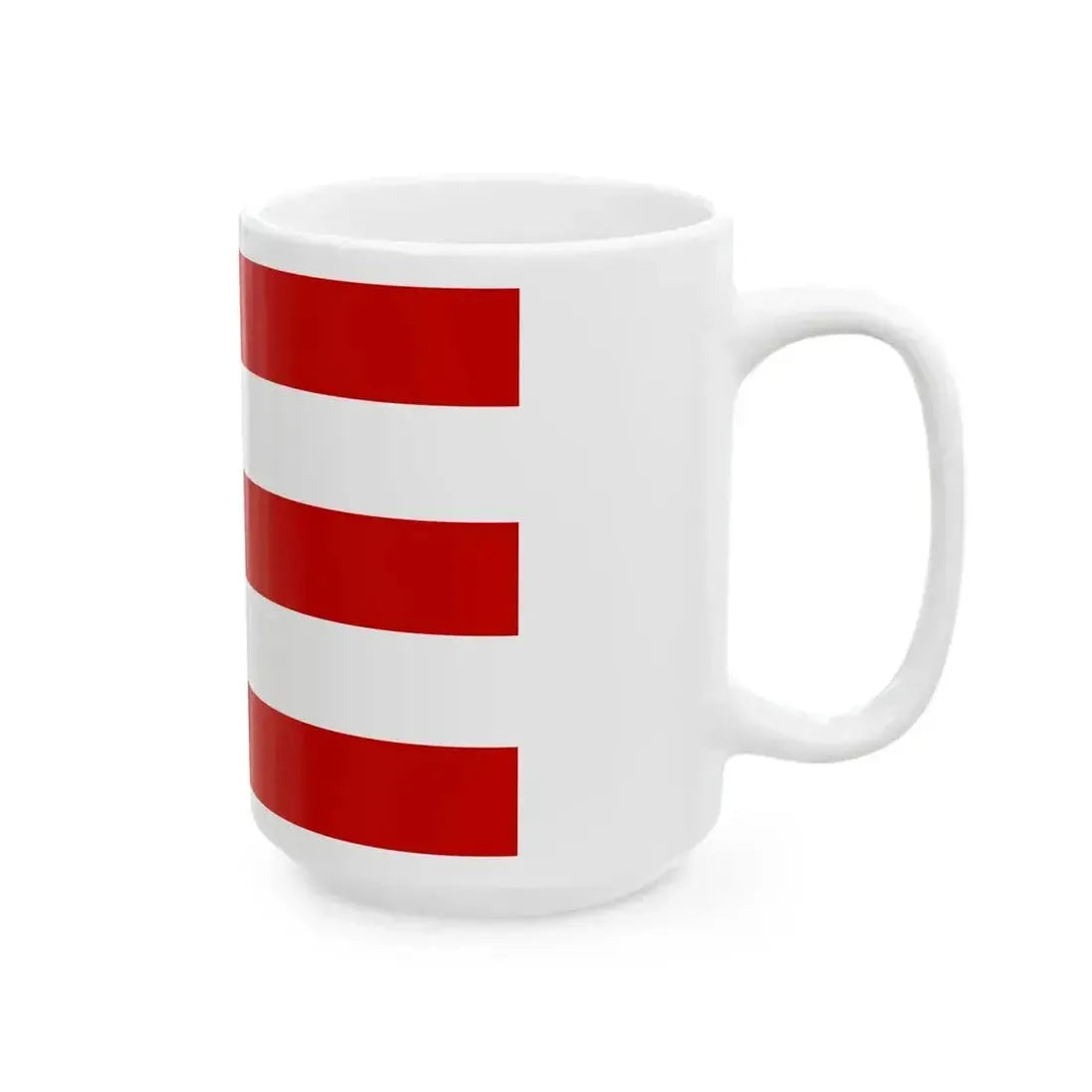 Flag of Cuneo (Italy) White Coffee Mug - Go Mug Yourself