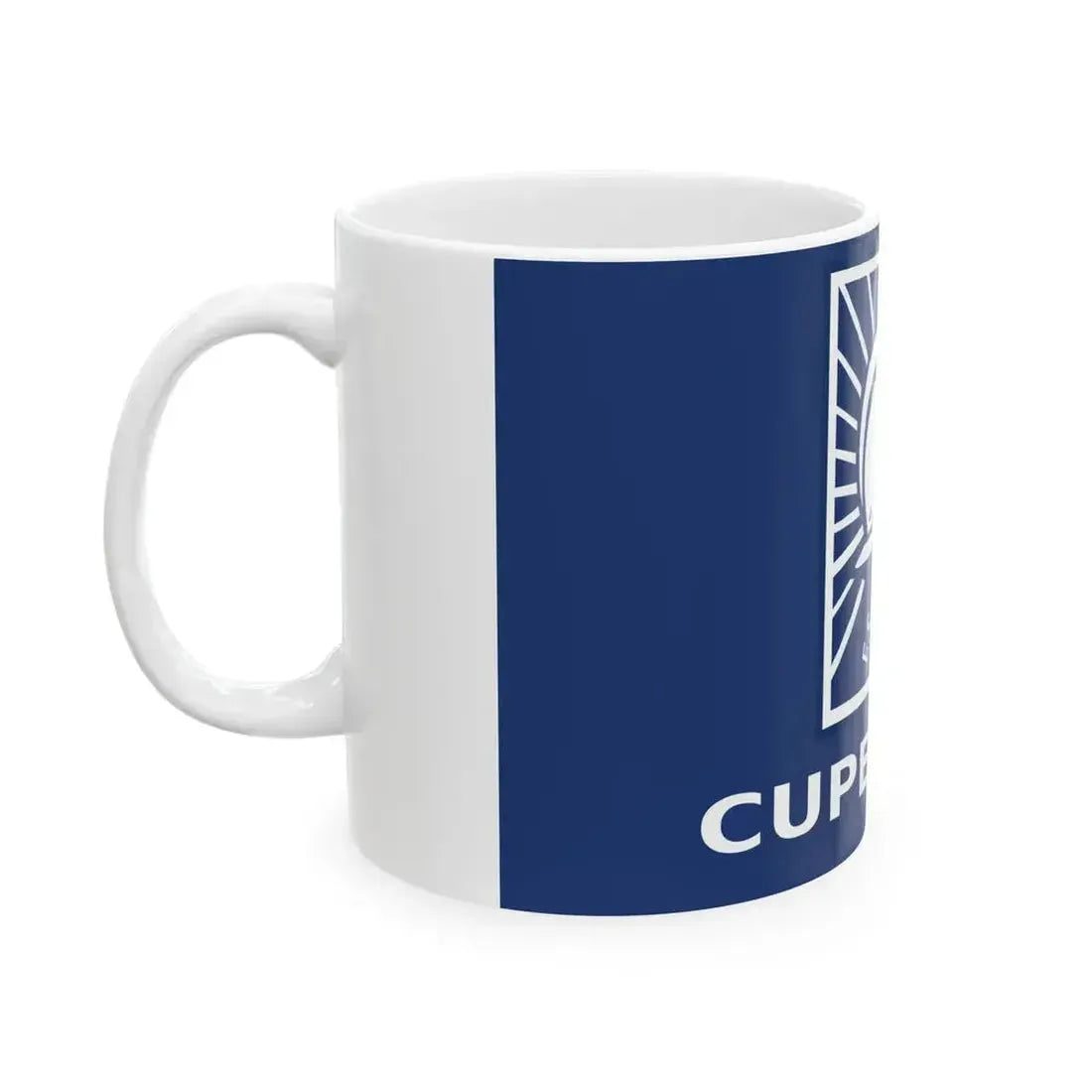 Flag of Cupertino California (United States) White Coffee Mug - Go Mug Yourself