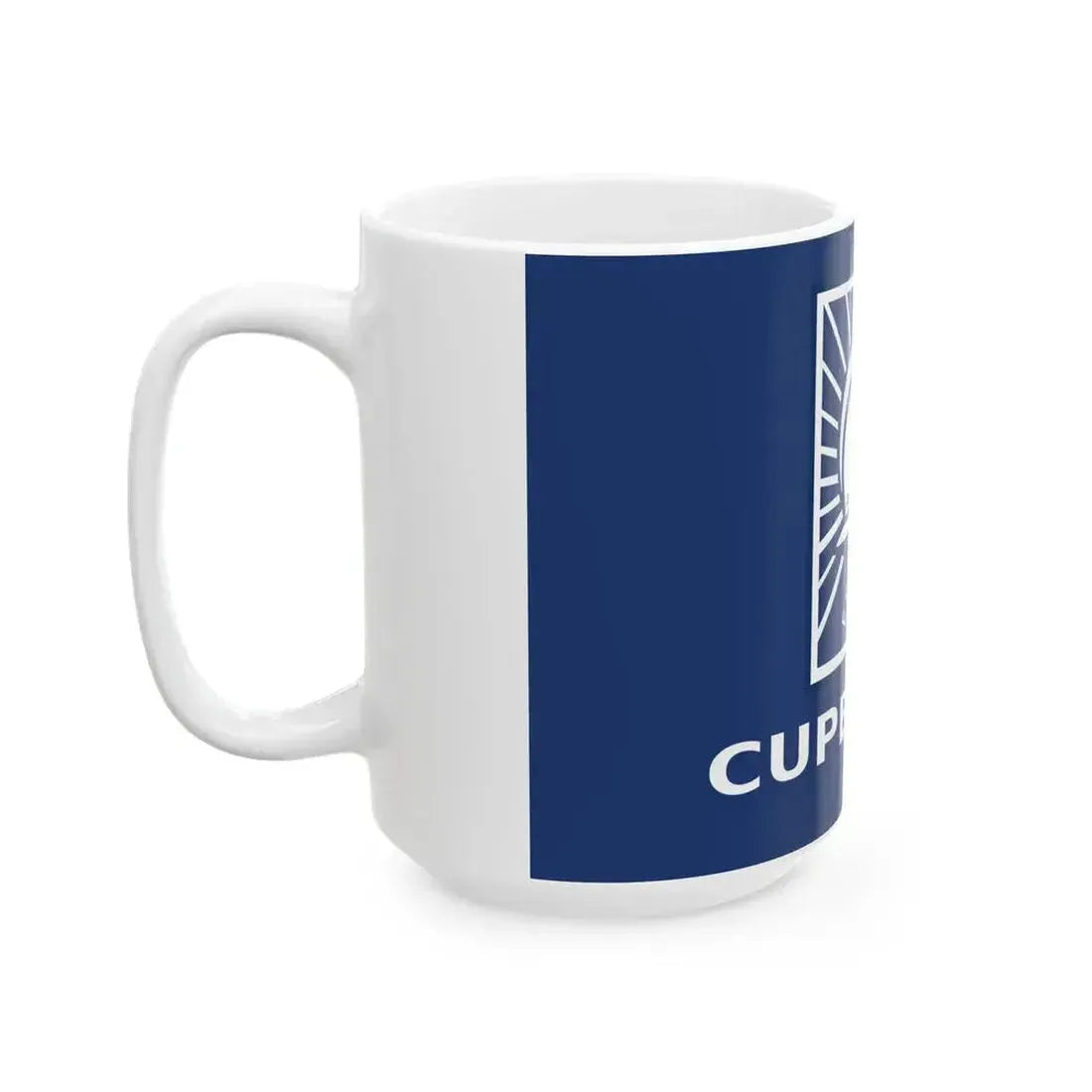 Flag of Cupertino California (United States) White Coffee Mug - Go Mug Yourself