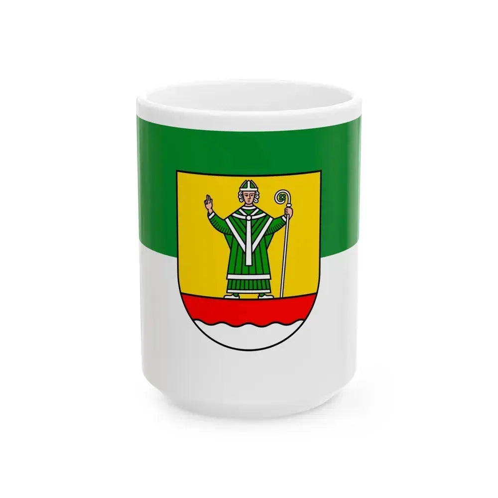Flag of Cuxhaven Germany - White Coffee Mug 15oz - Go Mug Yourself