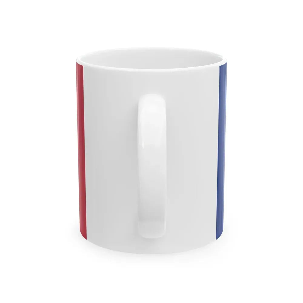 Flag of Cuyahoga County Ohio pre 2014 (United States) White Coffee Mug - Go Mug Yourself