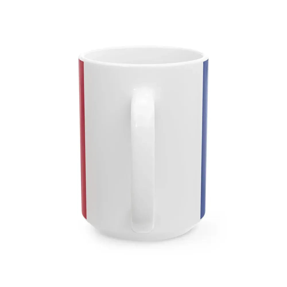 Flag of Cuyahoga County Ohio pre 2014 (United States) White Coffee Mug - Go Mug Yourself