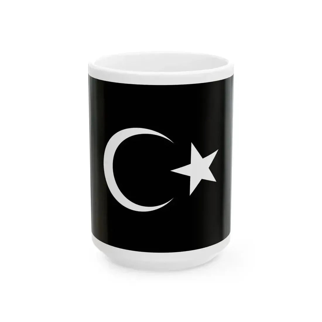 Flag of Cyrenaica (Libya) White Coffee Mug 15oz - Go Mug Yourself