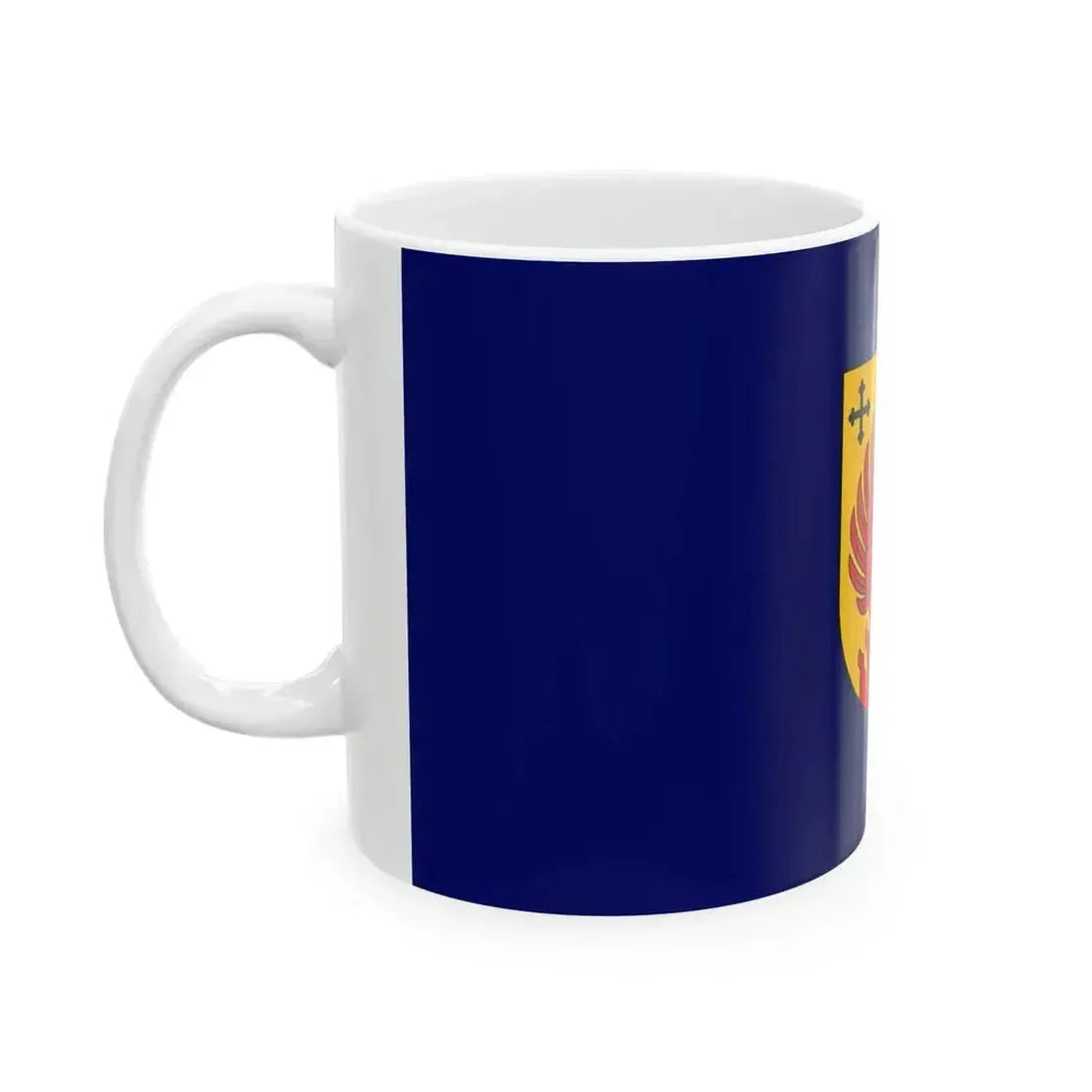 Flag of Dagda (Latvia) White Coffee Mug - Go Mug Yourself
