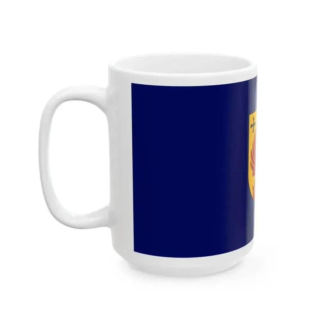 Flag of Dagda (Latvia) White Coffee Mug - Go Mug Yourself