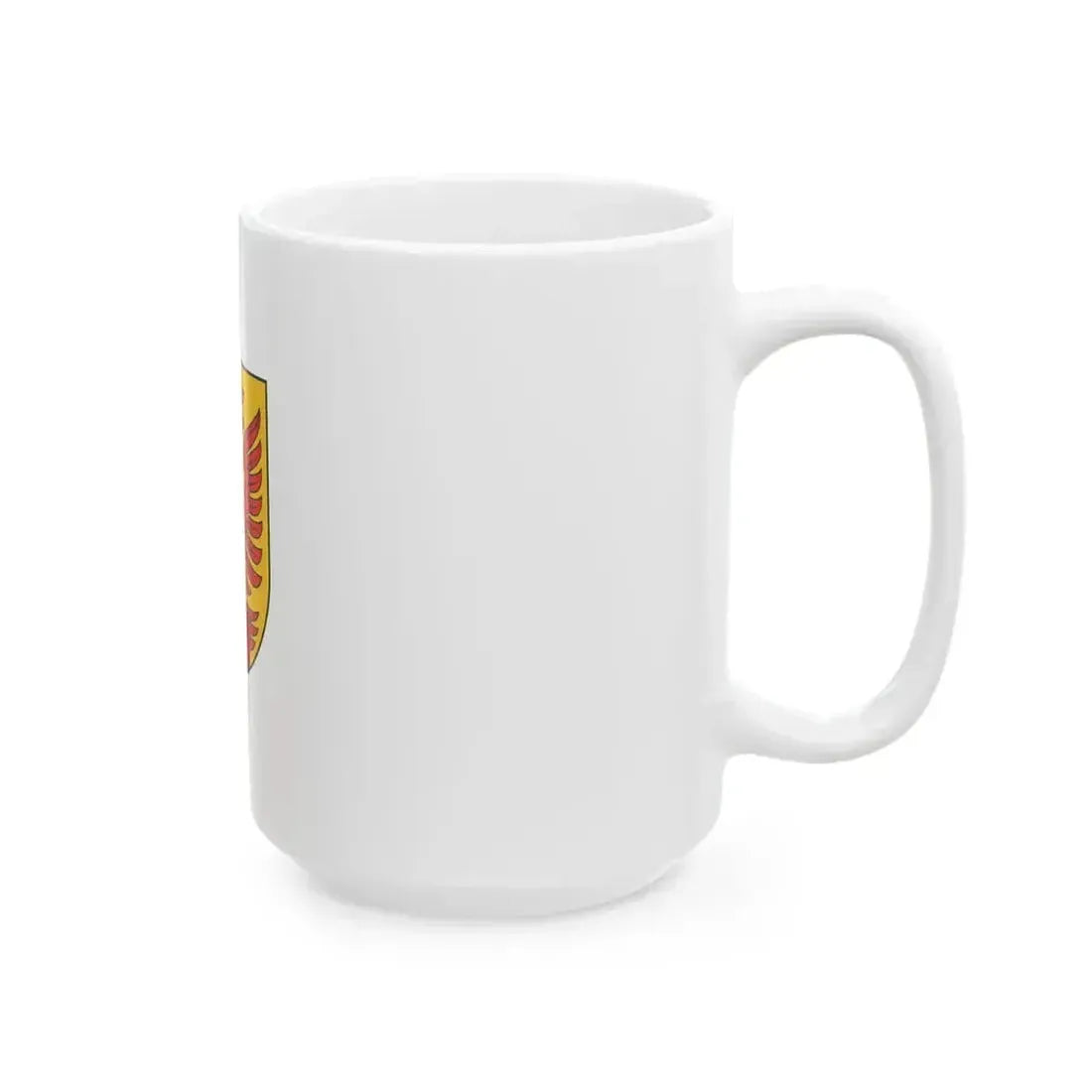 Flag of Dagda (Latvia) White Coffee Mug - Go Mug Yourself