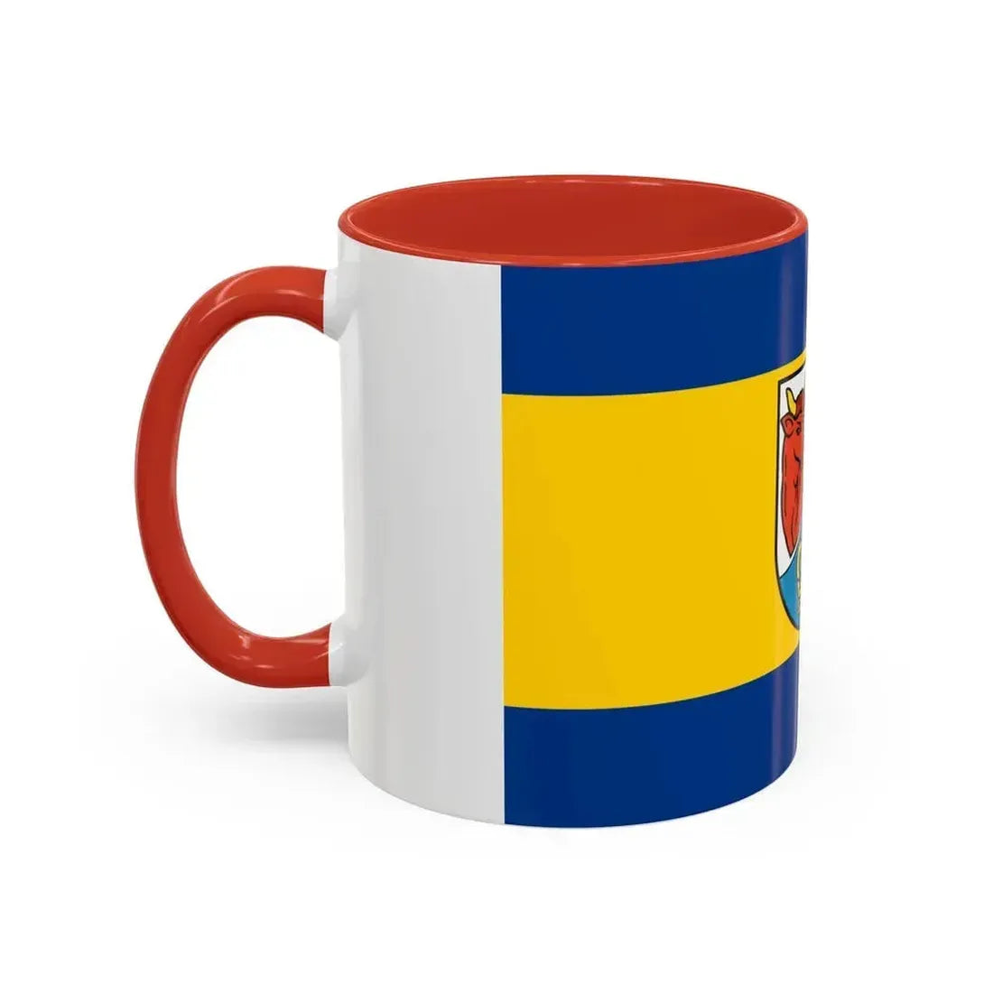 Flag of Dahme Spreewald Germany - Accent Coffee Mug - Go Mug Yourself