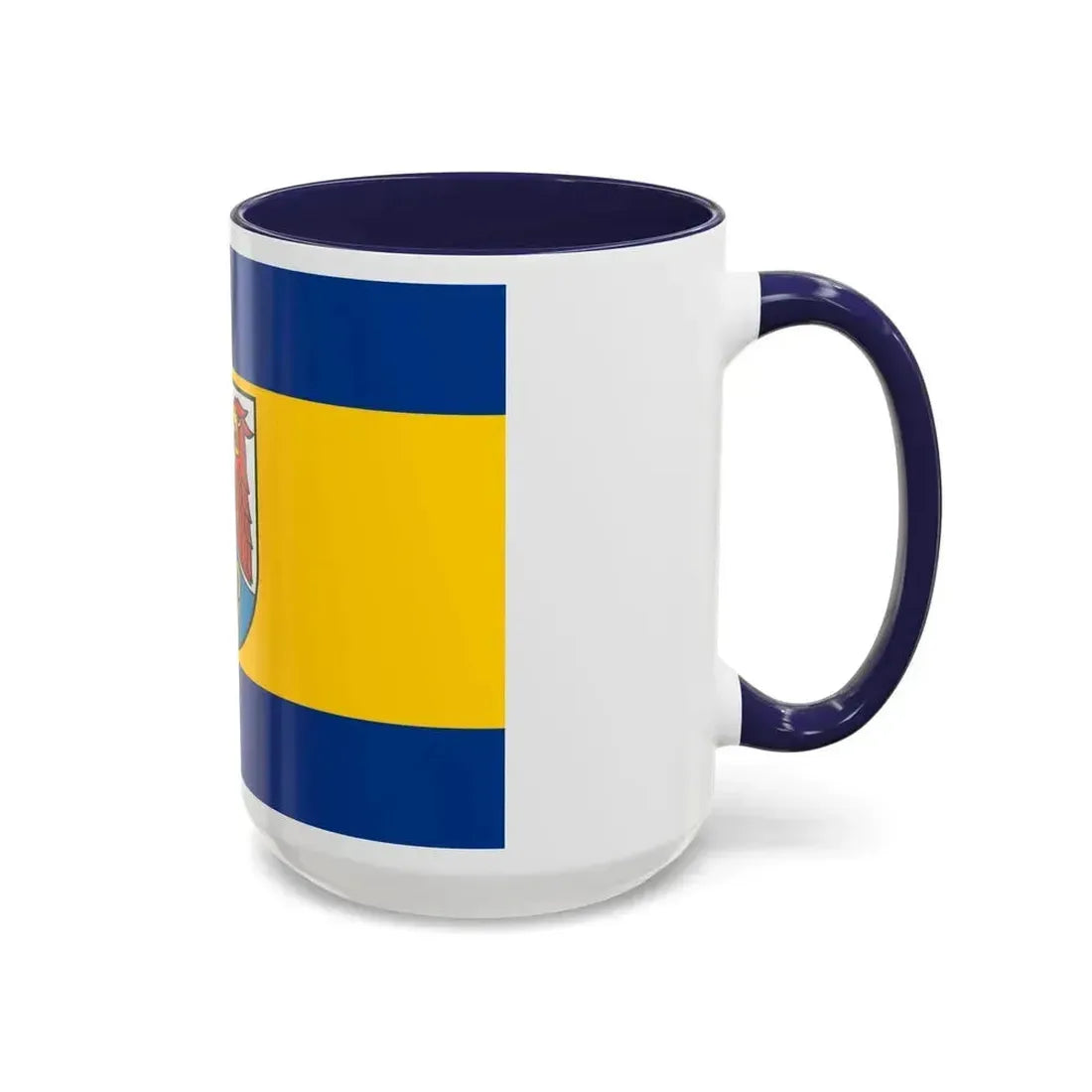 Flag of Dahme Spreewald Germany - Accent Coffee Mug - Go Mug Yourself