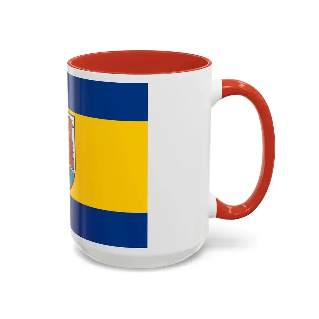 Flag of Dahme Spreewald Germany - Accent Coffee Mug - Go Mug Yourself