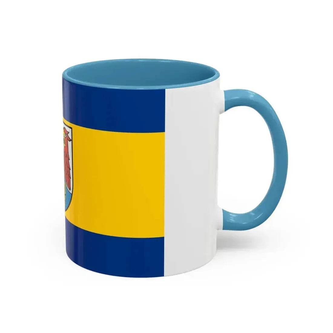 Flag of Dahme Spreewald Germany - Accent Coffee Mug - Go Mug Yourself