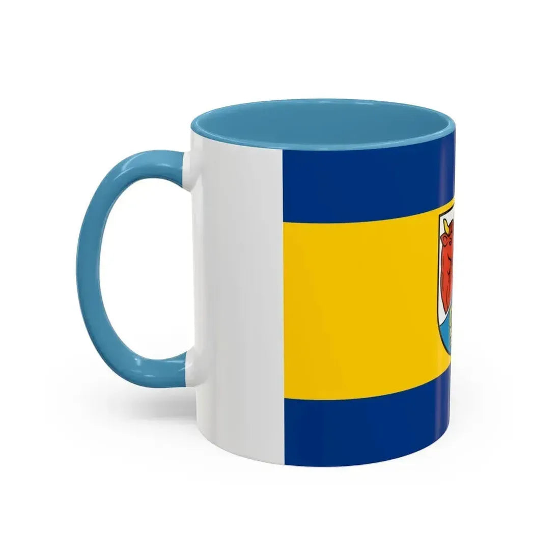 Flag of Dahme Spreewald Germany - Accent Coffee Mug - Go Mug Yourself