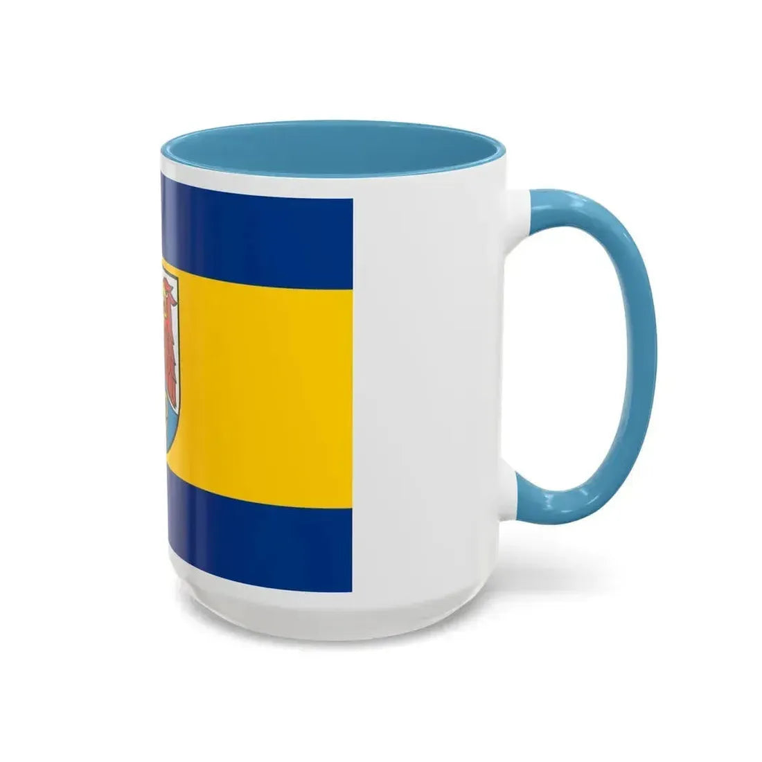 Flag of Dahme Spreewald Germany - Accent Coffee Mug - Go Mug Yourself