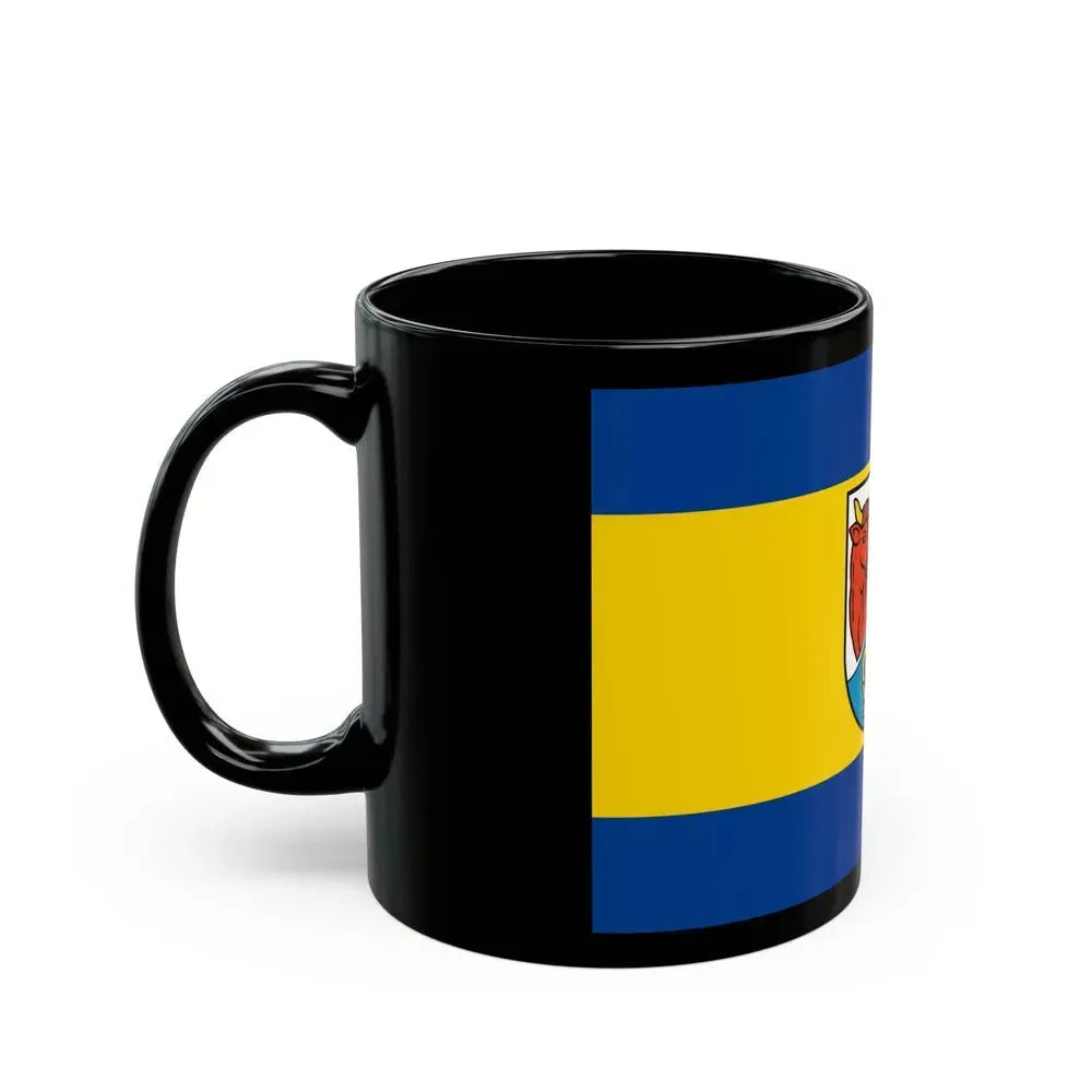 Flag of Dahme Spreewald Germany - Black Coffee Mug - Go Mug Yourself