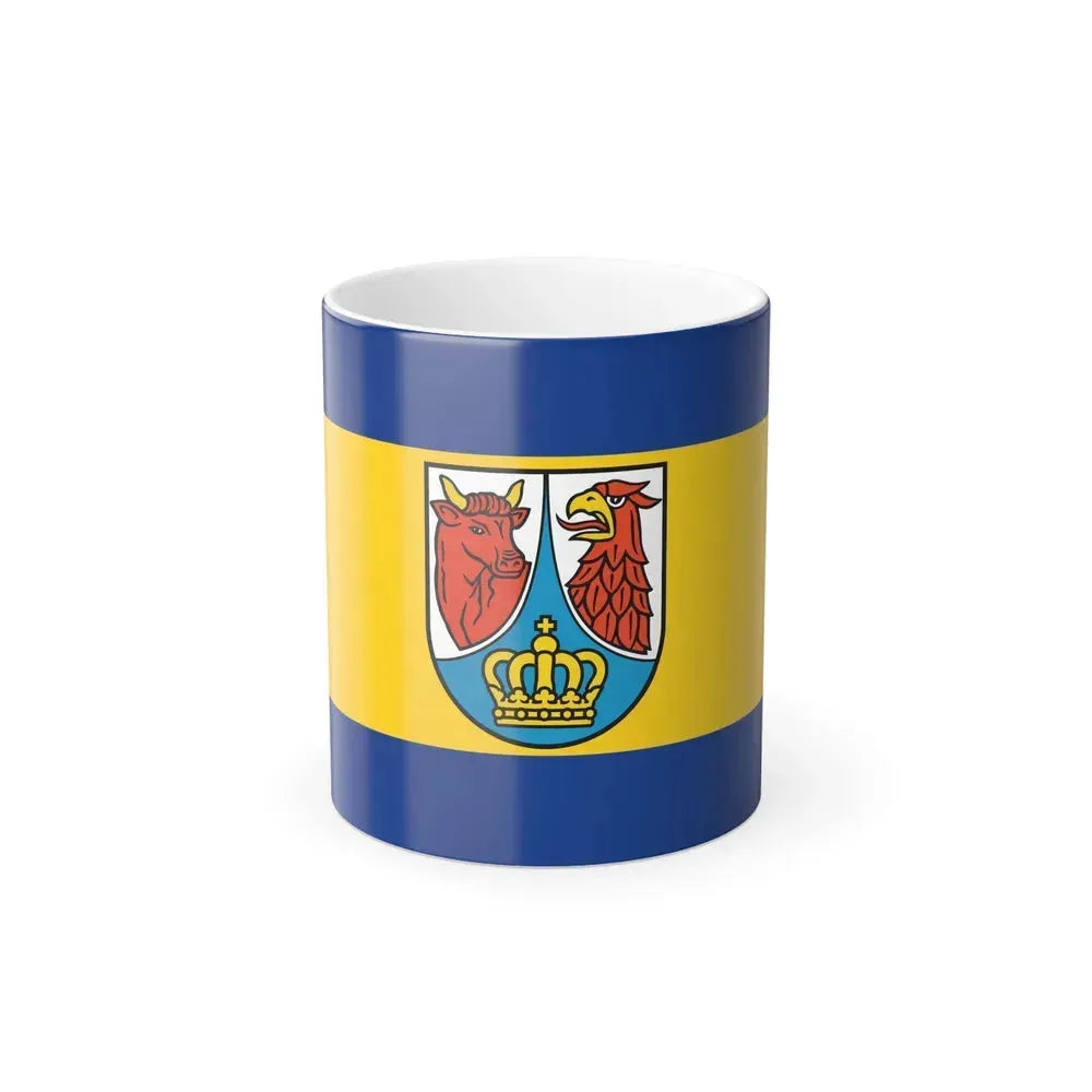 Flag of Dahme Spreewald Germany - Color Changing Coffee Mug 11oz - Go Mug Yourself
