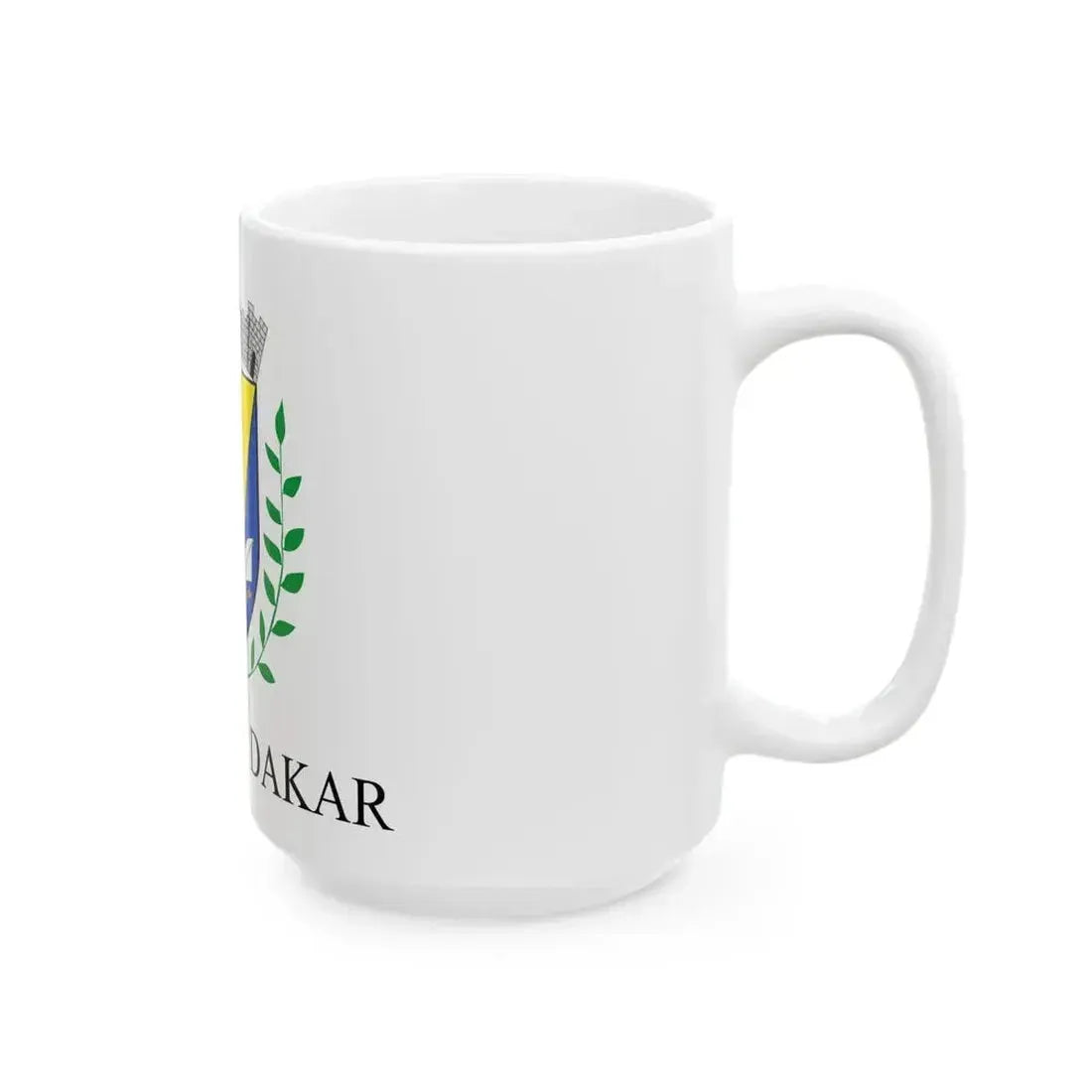 Flag of Dakar Senegal (Senegal) White Coffee Mug - Go Mug Yourself