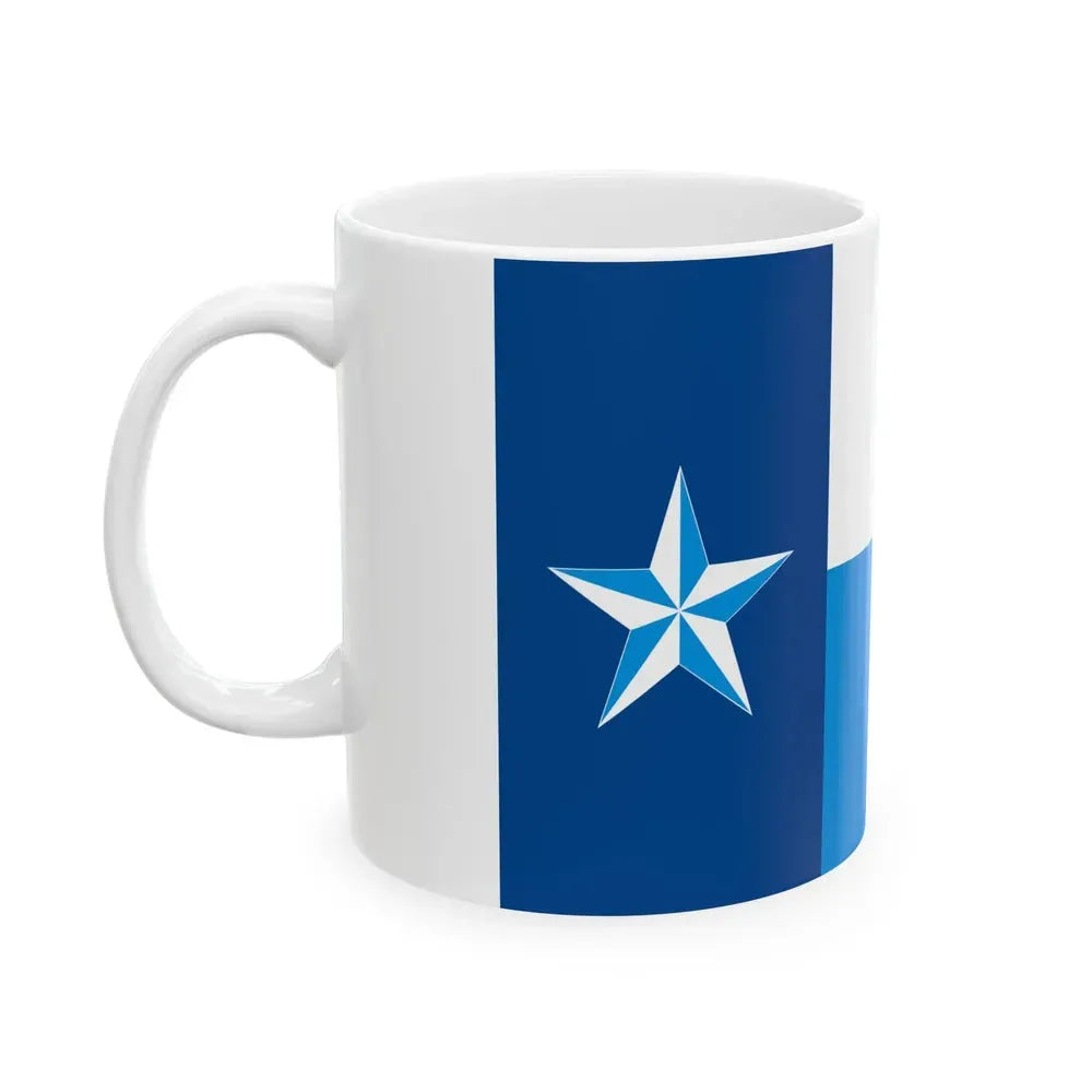 Flag of Dallas County Texas (United States) White Coffee Mug - Go Mug Yourself