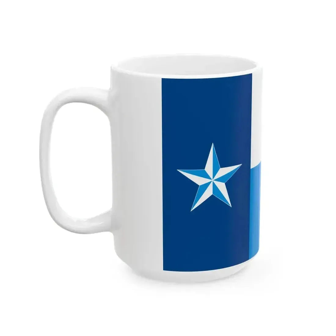 Flag of Dallas County Texas (United States) White Coffee Mug - Go Mug Yourself
